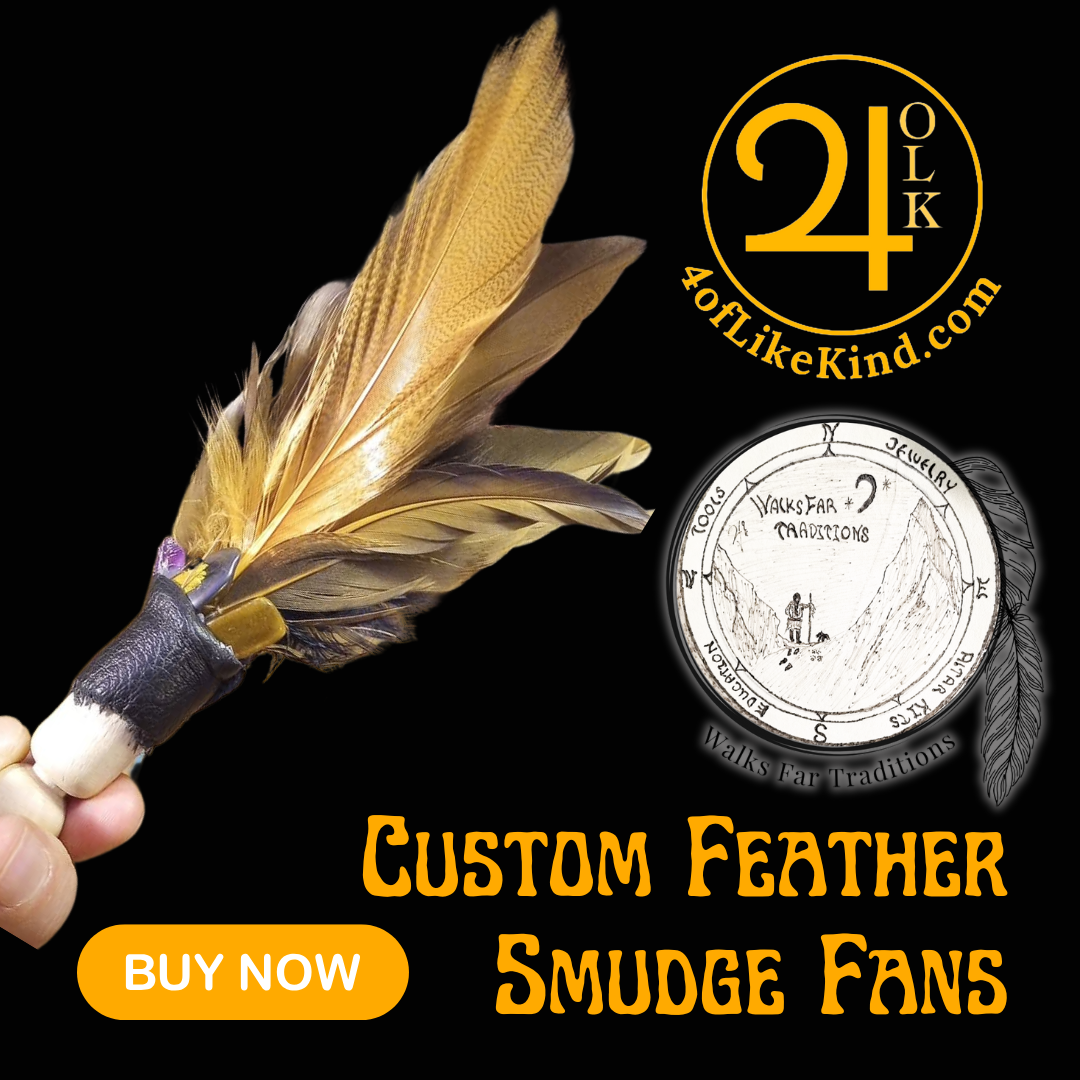 Handmade Custom Smudge Fans 