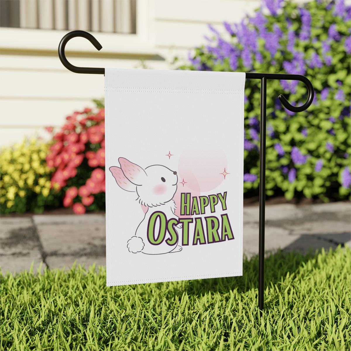Happy Ostara - Garden & House Banner