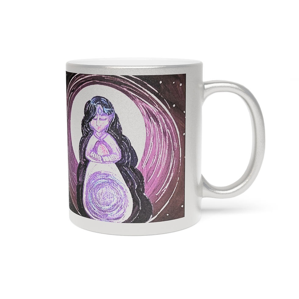 Thumbnail: Full Moon Goddess Mug – 11oz Ceramic Art Therapy Series Mug