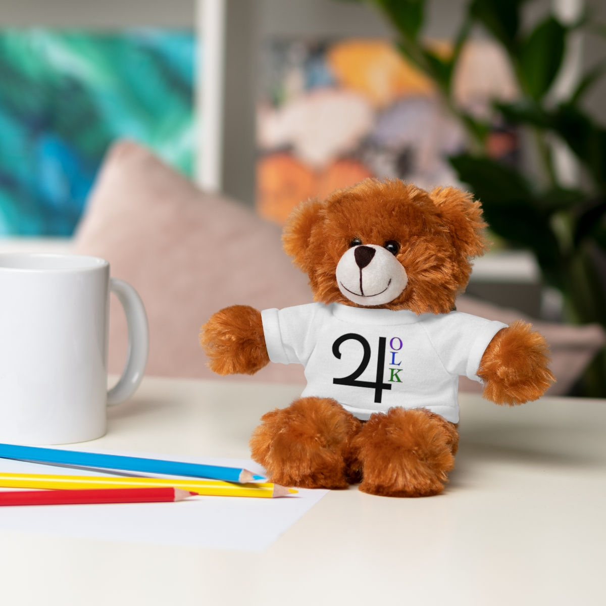4OLK Logo - Stuffed Animals with Tee