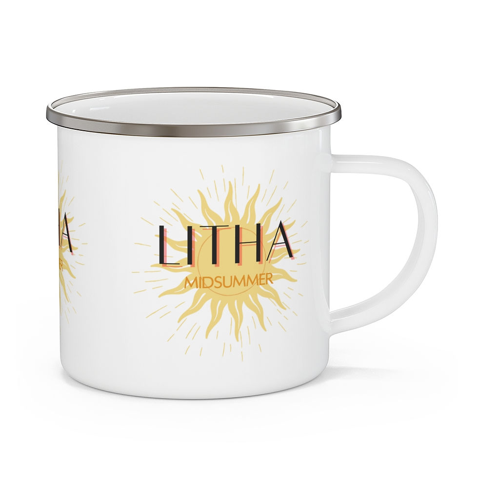 Thumbnail: Litha - Sabbat Series - Enamel Camping Mug