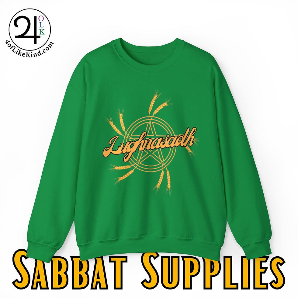 Thumbnail: Lughnasadh Harvest Pentacle  - Unisex Heavy Blend™ Crewneck Sweatshirt