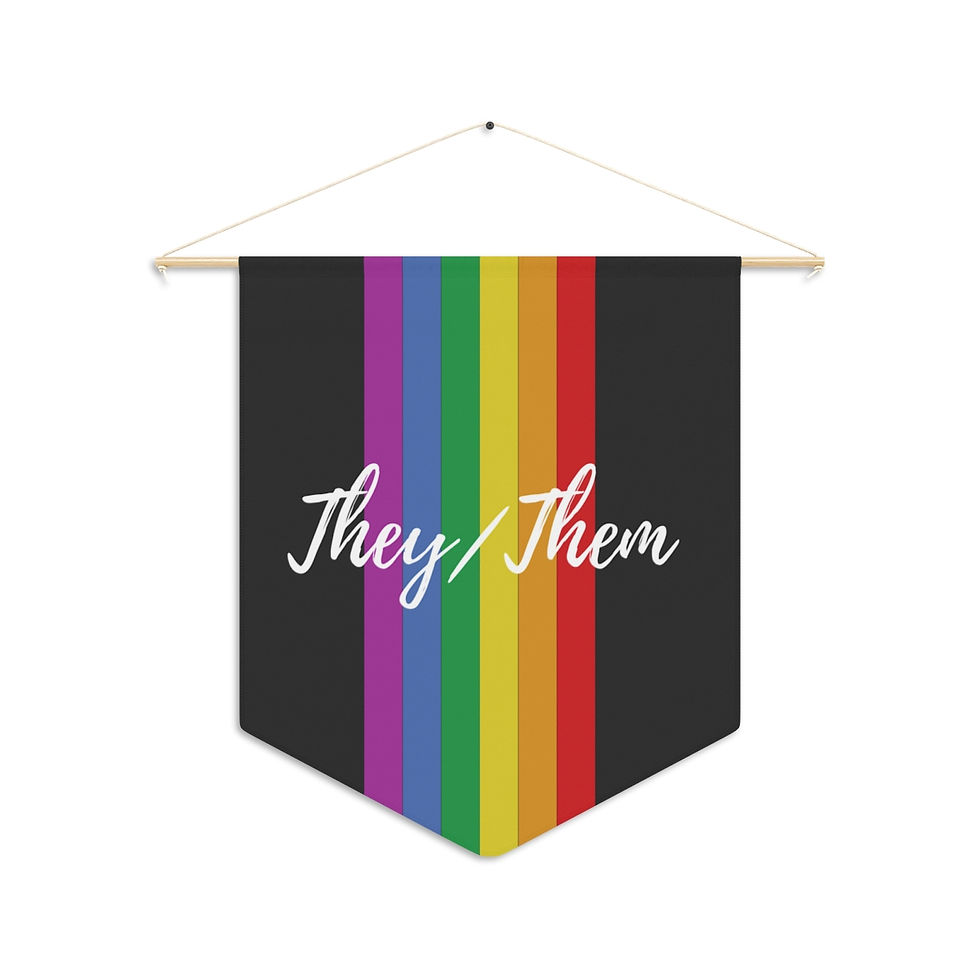 Thumbnail: They/Them Pride - LGBTQ2IA - Pennant