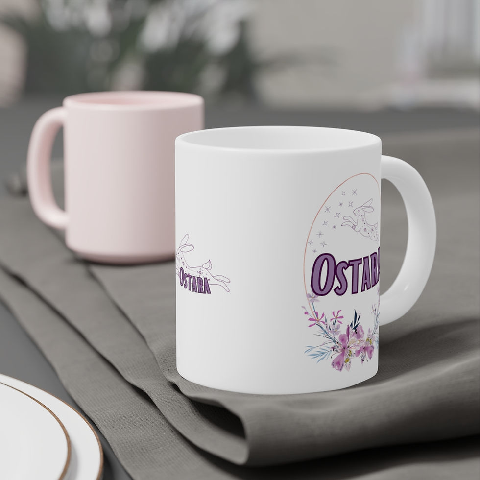 Thumbnail: Ostara - Purple Egg - Pagan Seasonal Sabbat Ceramic Mugs (11oz\15oz\20oz)