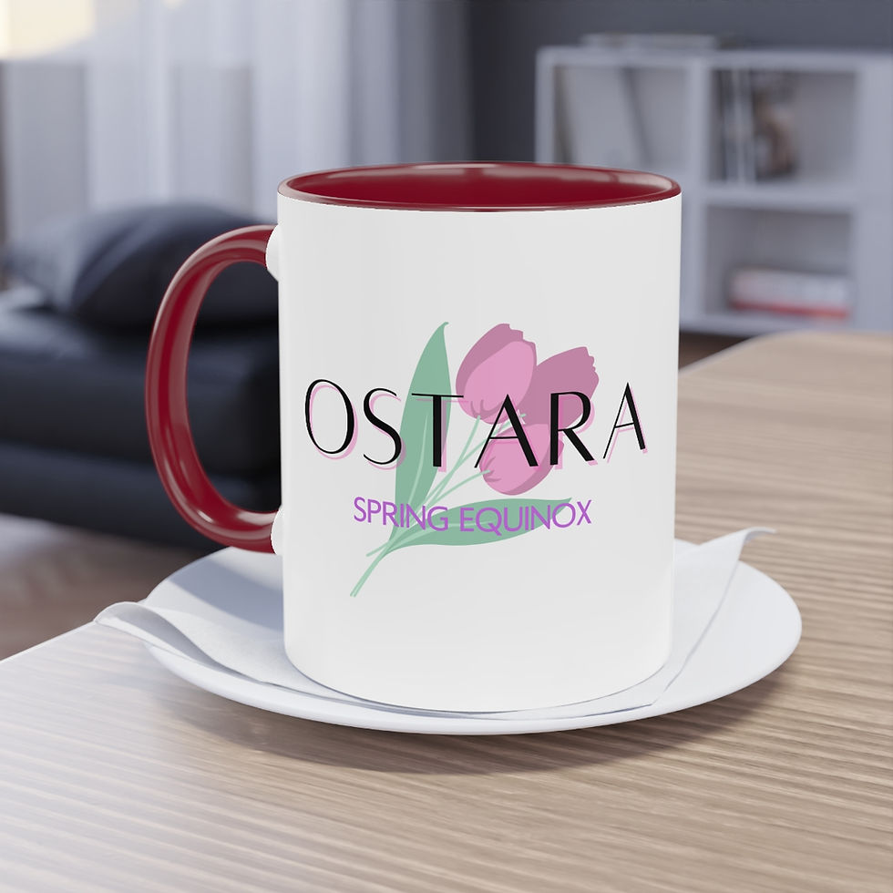 Thumbnail: Ostara - Sabbat Series - Two-Tone Coffee Mug, 11oz