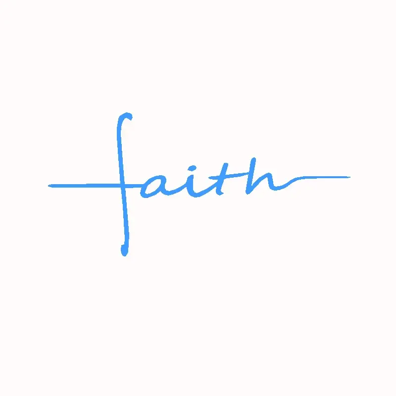 Miniatura: Faith Cross Vinyl Decal – Car, Laptop & Window Sticker