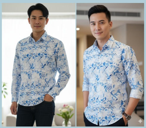 Kemeja Long Sleeve (L)