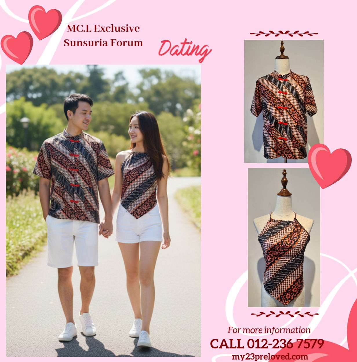 Couple Set Shirt +Ladies Tops