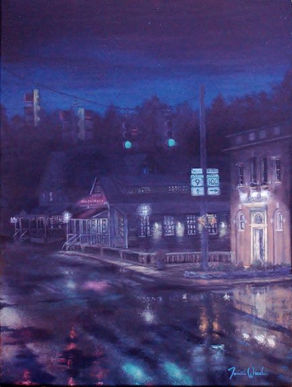 My painting "Goodnight Irene" to benefit Grace Cottage Hospital.