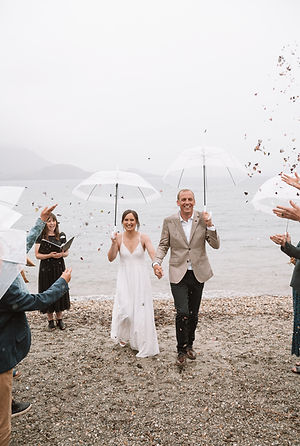 Rainy Wanaka Wedding