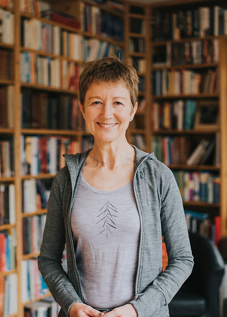 Client portrait of Sally-Anne, used alongside testimonial on ritual design for leadership programmes.