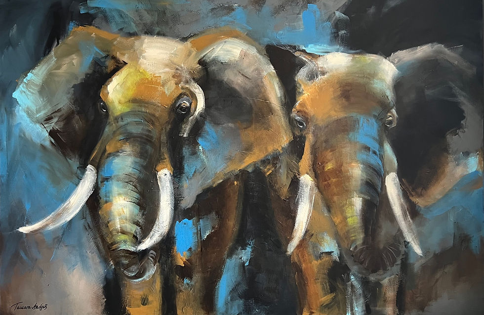 ELEPHANTS BLUE