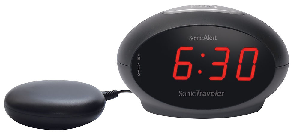 Thumbnail: SonicAlert vibrating loud alarm clock
