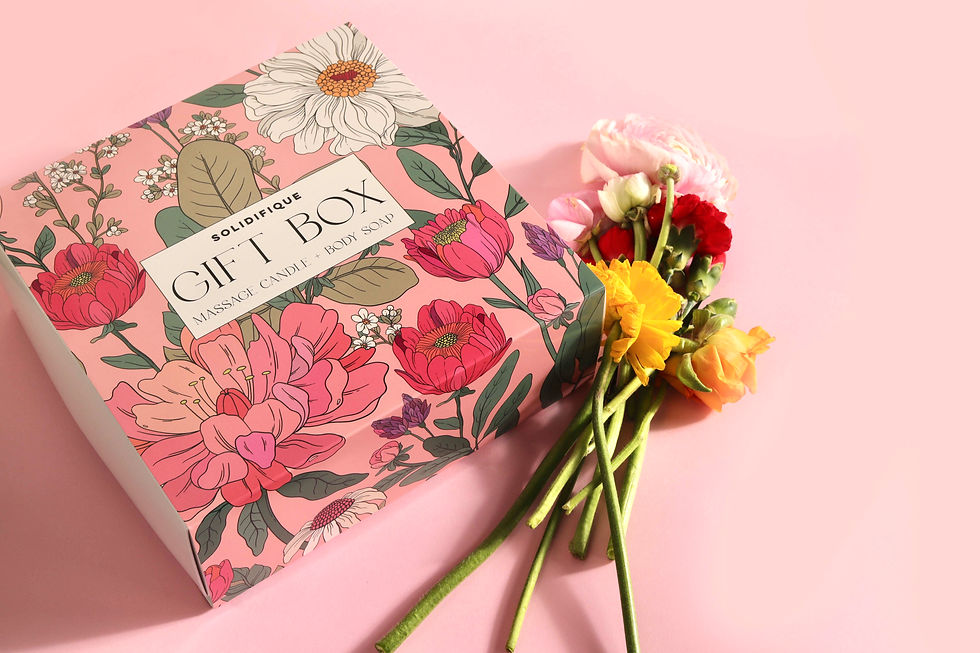 Thumbnail: SOLIDIFIQUE Gift Box Massage Candle + Body Soap