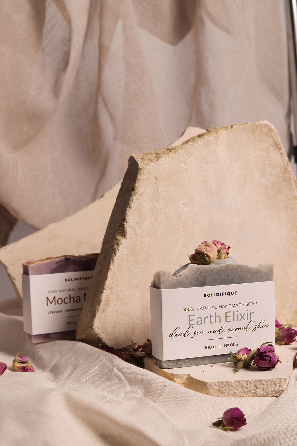 Thumbnail: SOLIDIFIQUE Natural body soap with Dead Sea mud