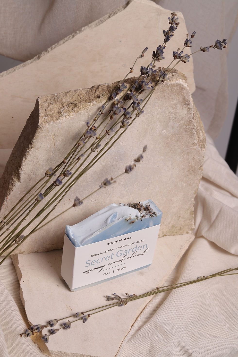 Thumbnail: SOLIDIFIQUE Natural body soap with Rosemary oil
