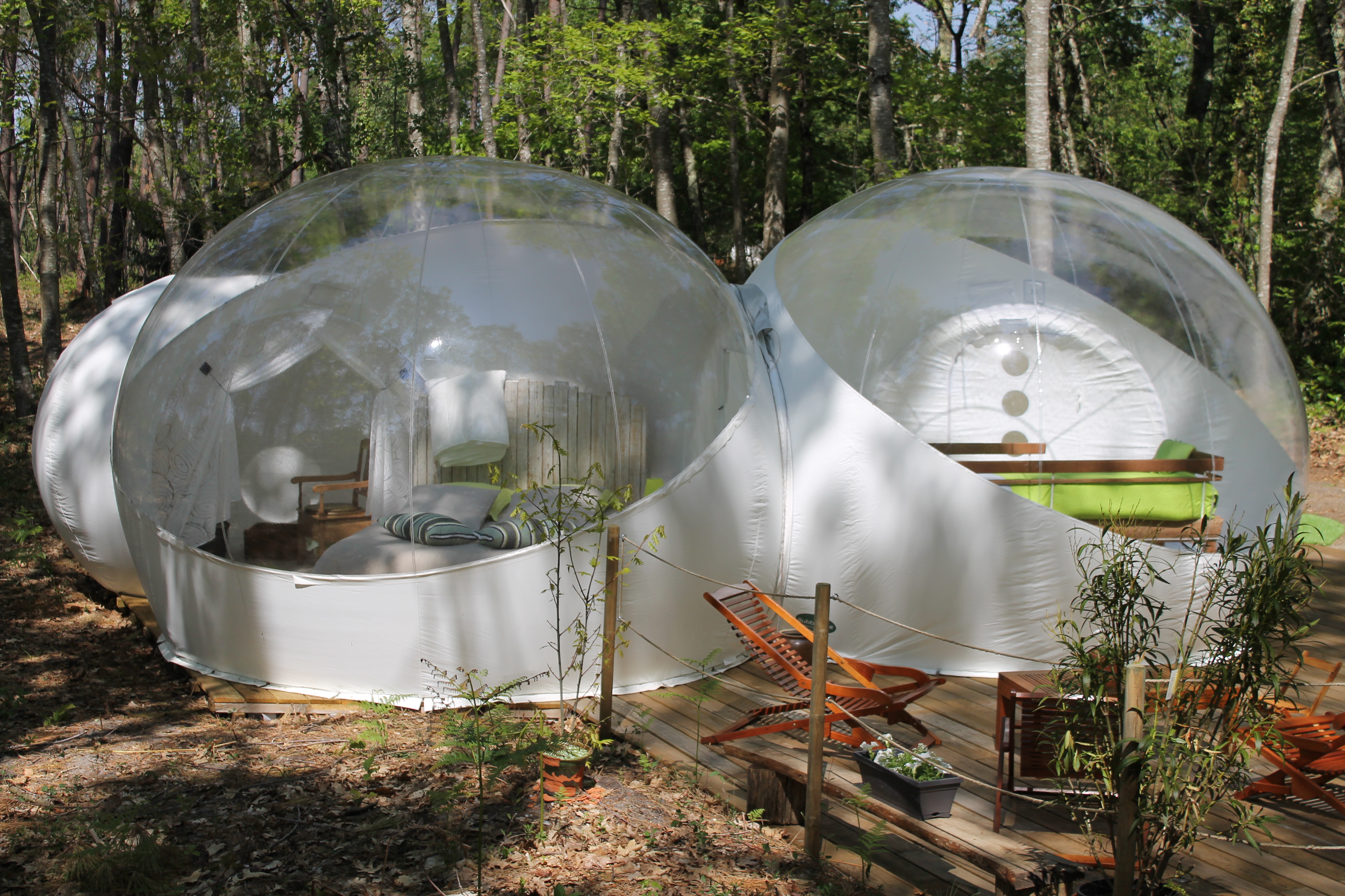 bulle double familiale 5 personnes