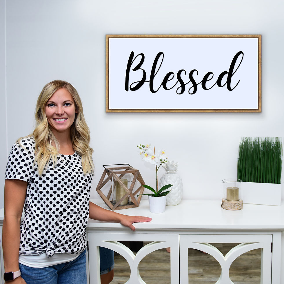 Thumbnail: Canvas Wall Art Decor - 20x40 1 Piece Set, 20x40 Total - Blessed Wall Decor