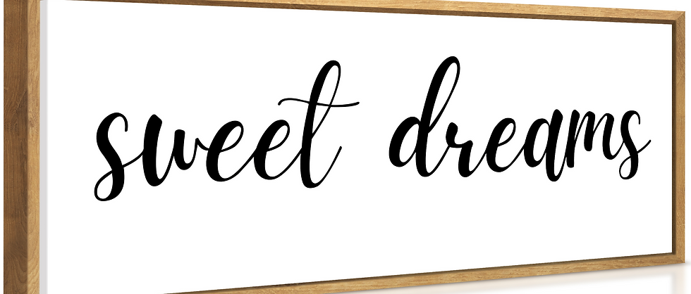 Canvas Wall Art Decor - 15x40 1 Piece Set, 15x40 Total - Sweet Dreams