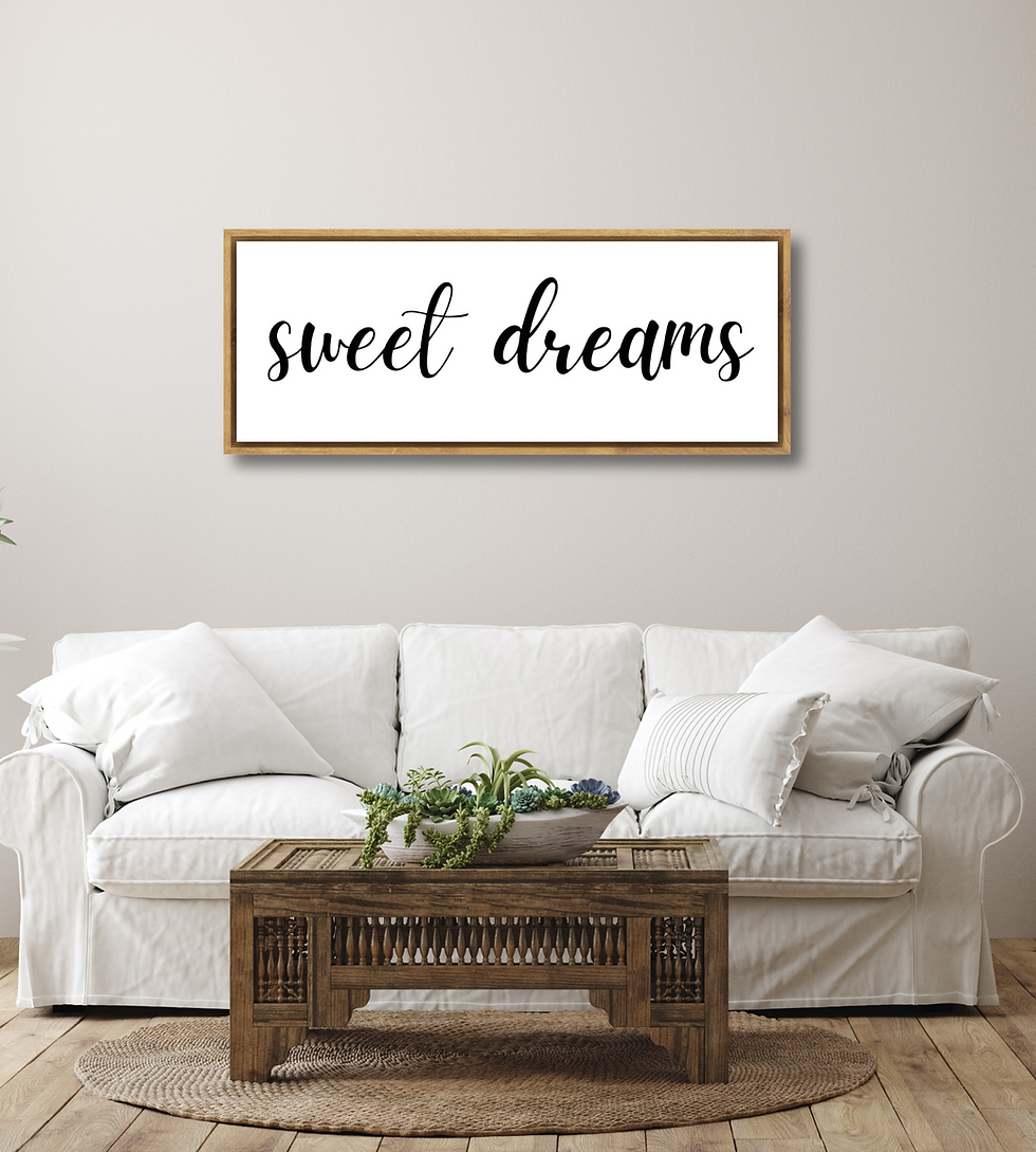 Thumbnail: Canvas Wall Art Decor - 15x40 1 Piece Set, 15x40 Total - Sweet Dreams