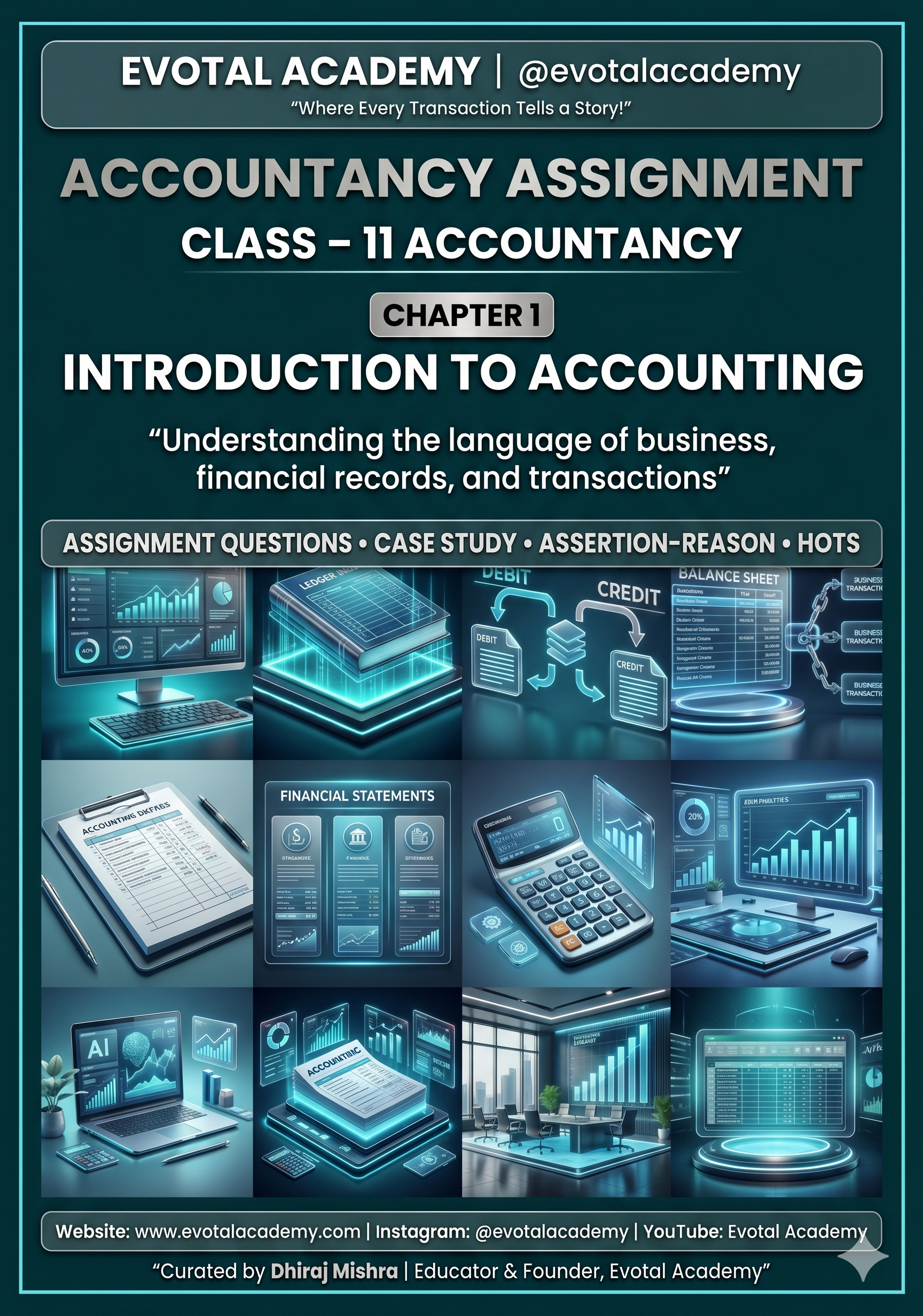 Class 11 Accountancy Chapter 1 Assignment PDF | Introduction to Accoun Worksheet