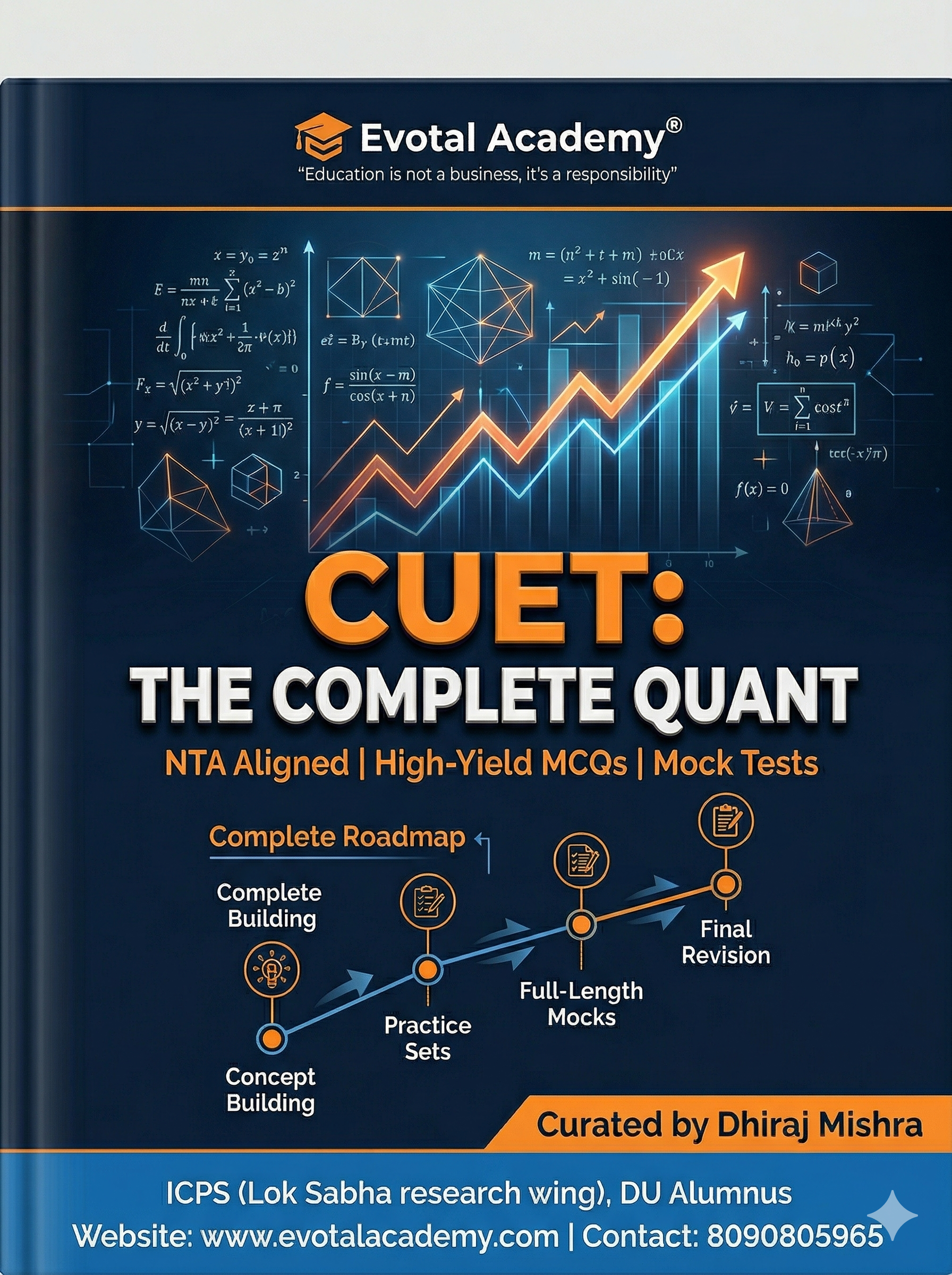 CUET UG Quantitative Aptitude Complete PDF – Notes, Shortcuts, MCQs & Mock Tests