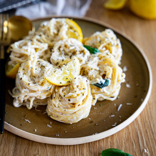 Lemon ricotta pasta