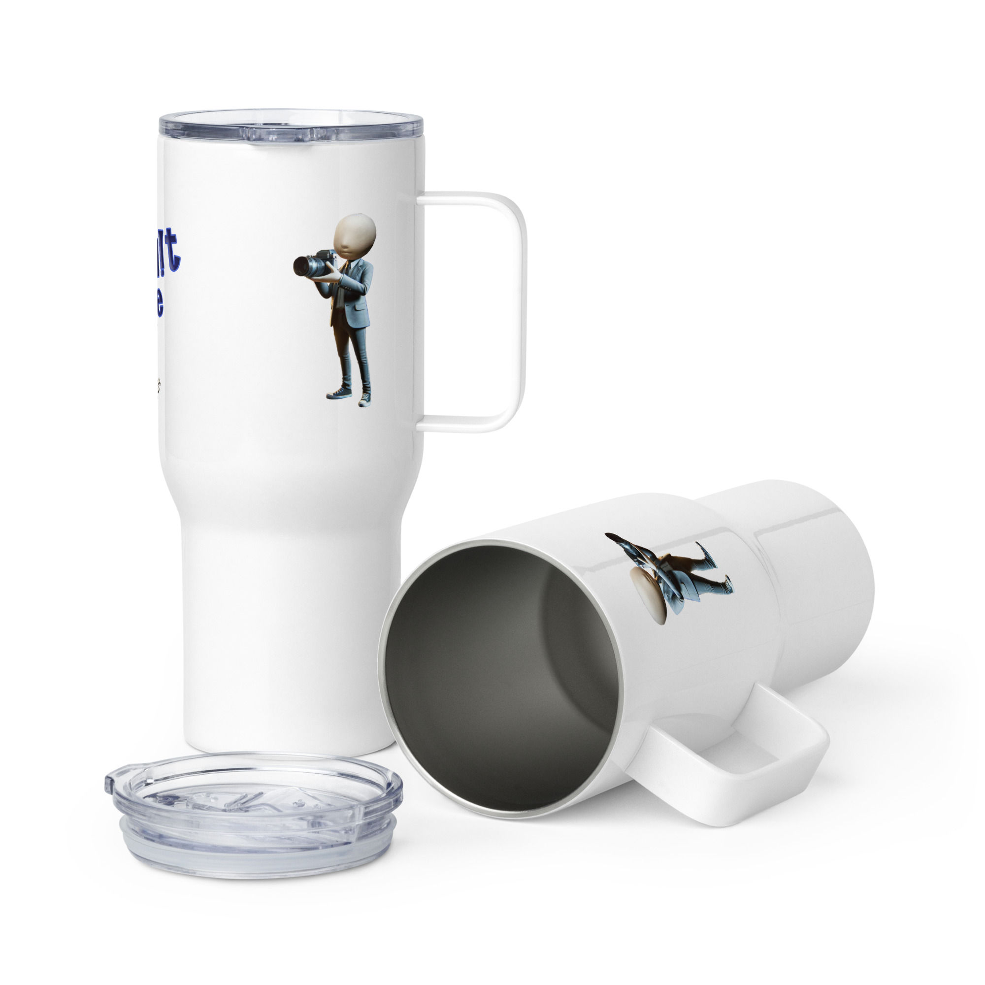 Get $h!t Done |  Travel mug with a handle