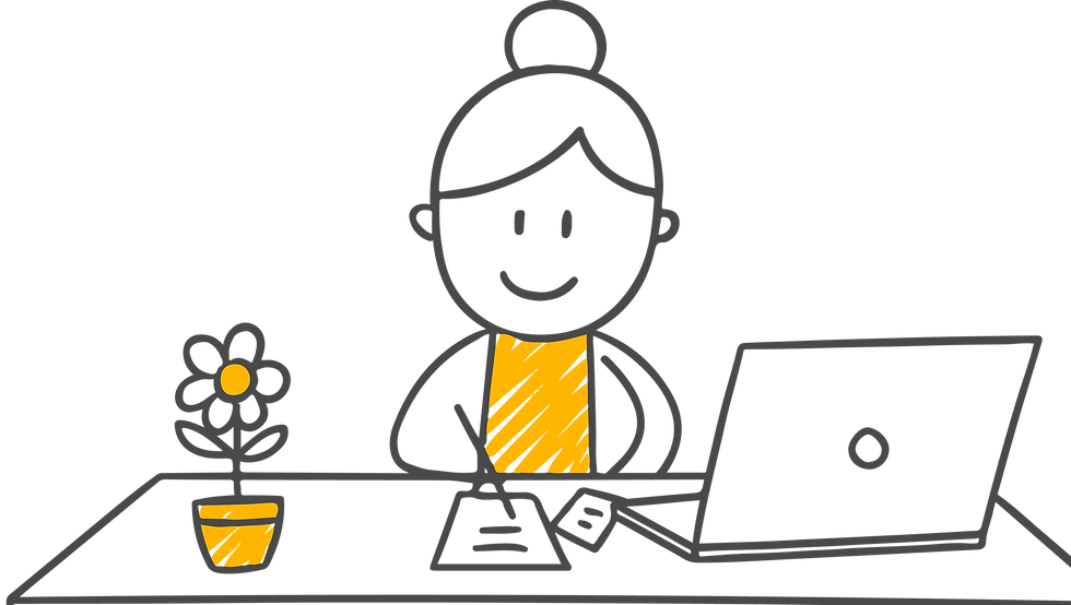 Illustration Eurêka pour la section actualités du site — personnage stickman partageant les nouveautés créatives et événement