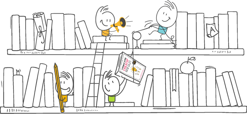 Bannière Eurêka illustrant la créativité, la pensée visuelle et l’univers du livre Comment être créatif quand on n’a pas de t