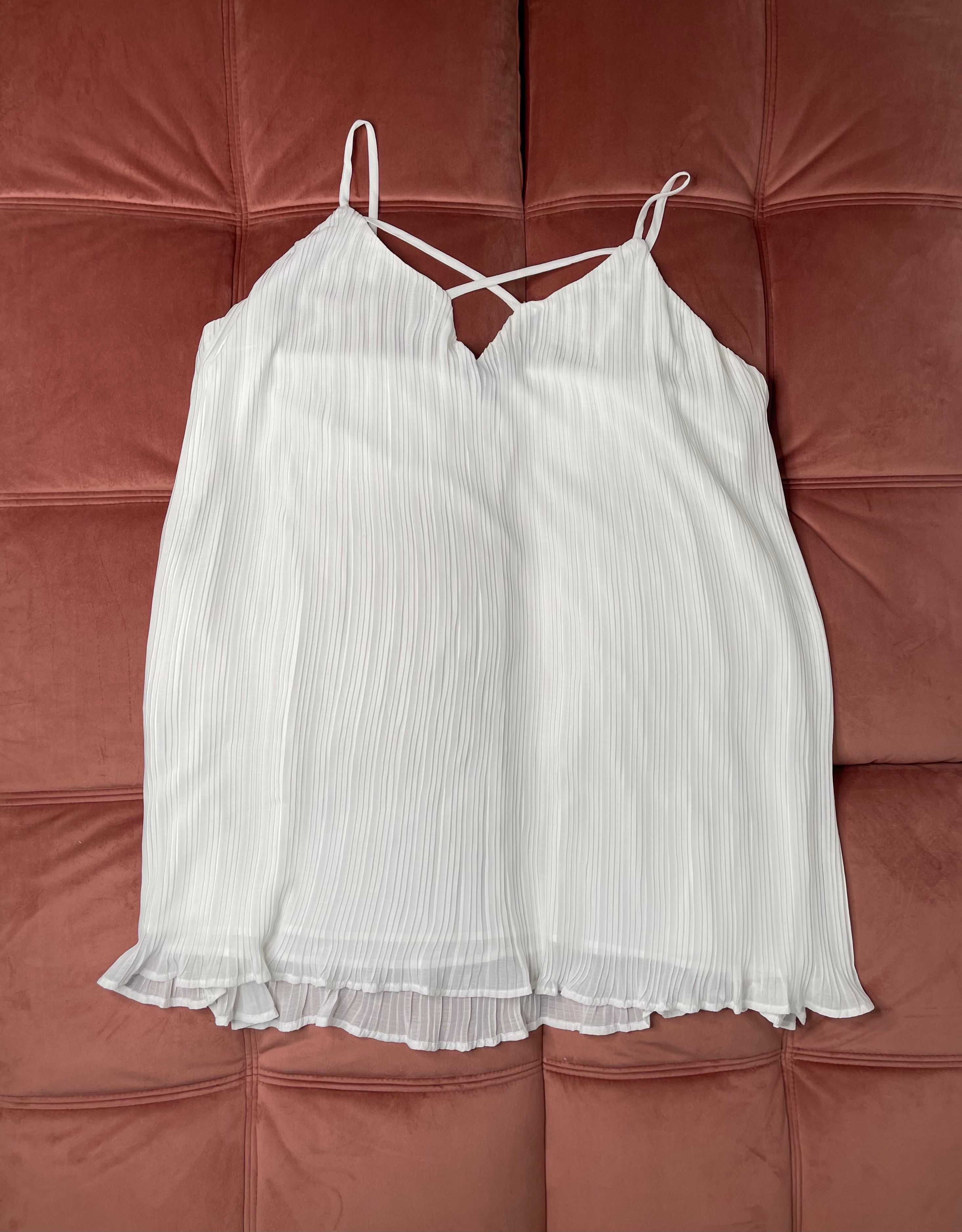 Vestido blanco de tirantes