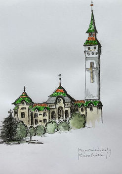 Town hall in Marosvásárhely, Transylvania