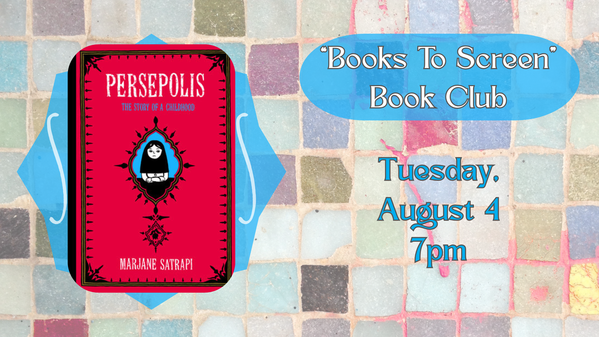 "Books To Screen" Book Club