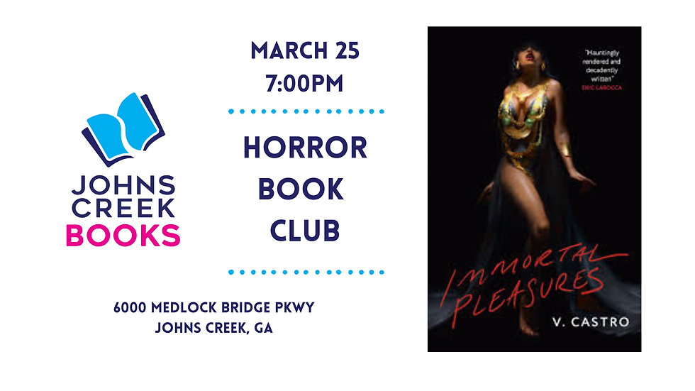 March Horror Book Club