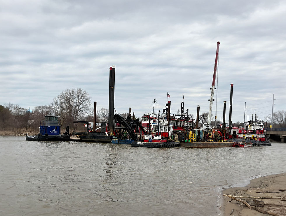 River Nation Marine Rentals Rental Boat on the job