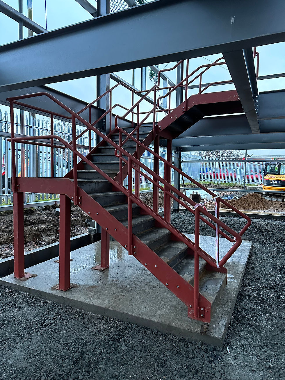 commercial stairs and landings