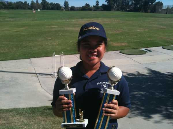 Here's little junior golfer Aundie! Although I was in elementary here, it's never too late to pick up the game! Little would this girl know that the game would set her up for life in the world of business and entrepreneurship.