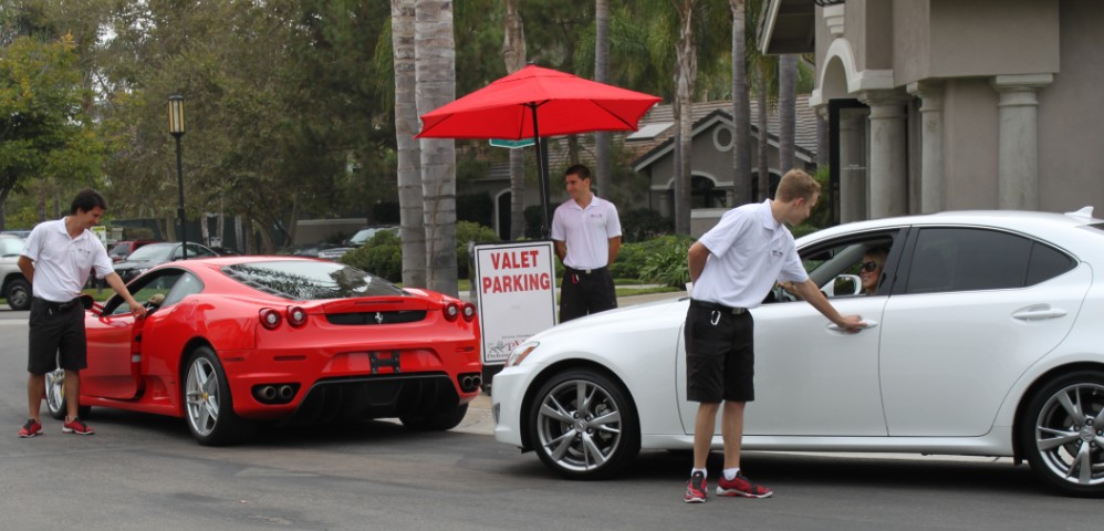 Valet Services — Rose House experience