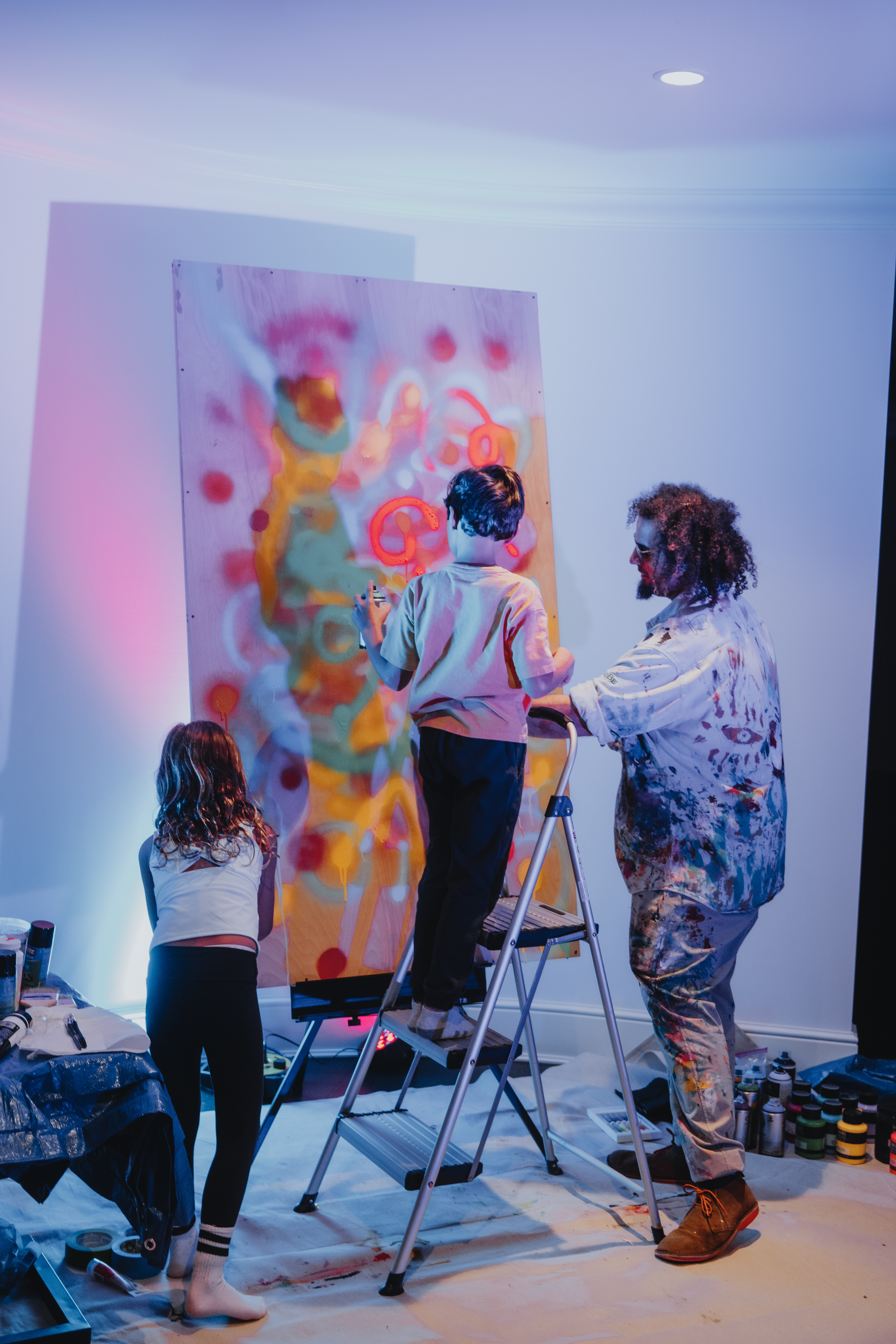 Family Portraits — Live Interactive Painting — Rose House experience