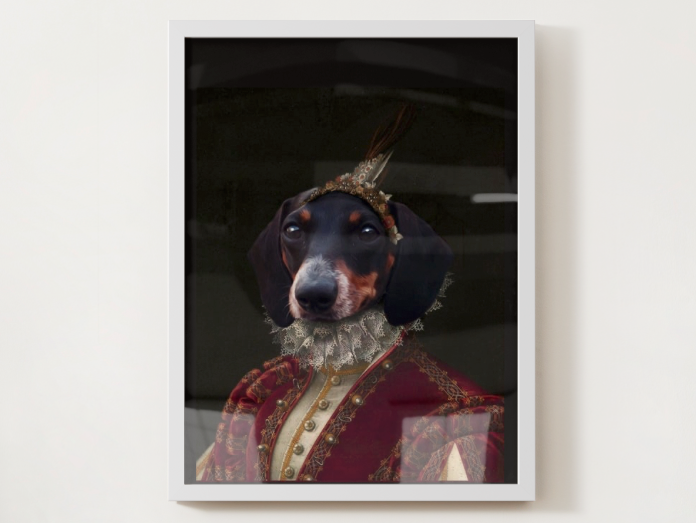 Thumbnail: Custom Regal Dog Portrait