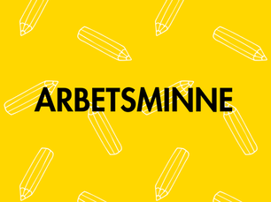 Ordet 'arbetsminne' med gul bakgrund