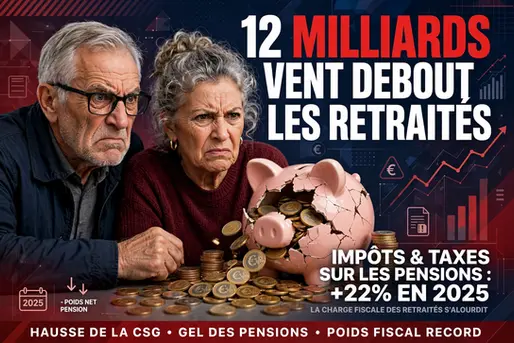 VENT DEBOUT LES RETRAITÉS - L'ADDITION À 12 MILLIARDS