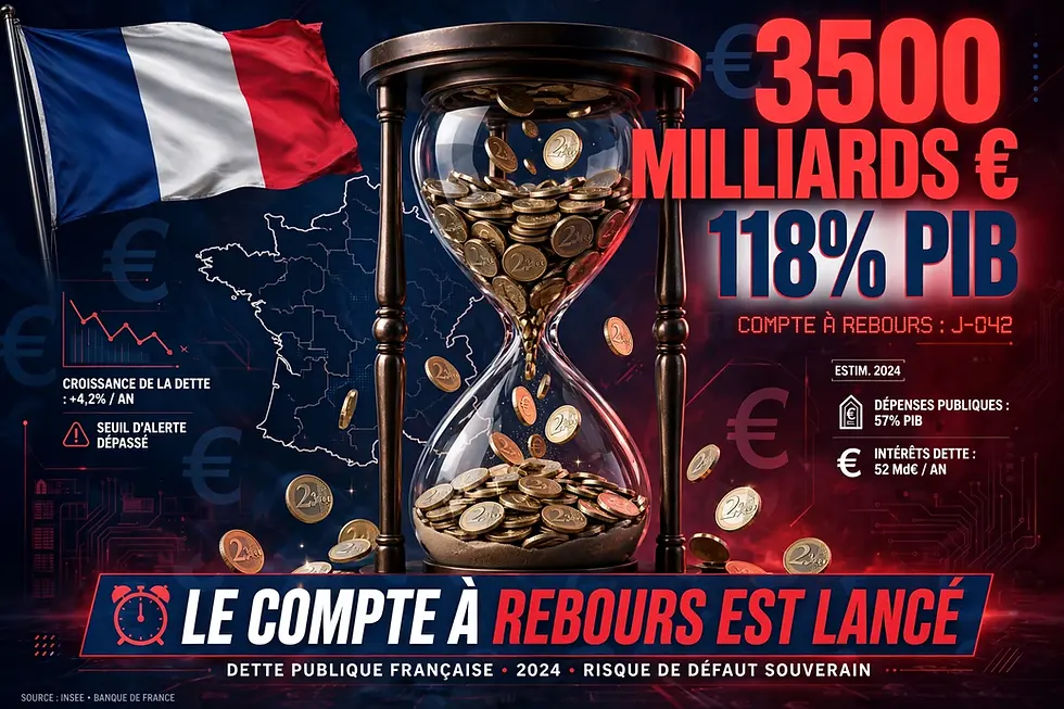 Dette française : le compte à rebours est lancé