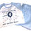 Thumbnail: Boys Personalised | when I wake up | Birthday pyjamas | Baby blue | Balloon &