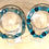 Thumbnail: View of two bracelets, 1 is dark turquoise beads, 2nd is blue/grey beads.