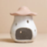 Pink Toadstool Wax Melt Burner