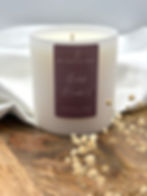 Spring Summer British Bluebells Luxury Candle, white jar, branded candle box