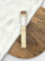 Rose & Neroli Botanical Bath Salts in a glass test tube with cork lid.