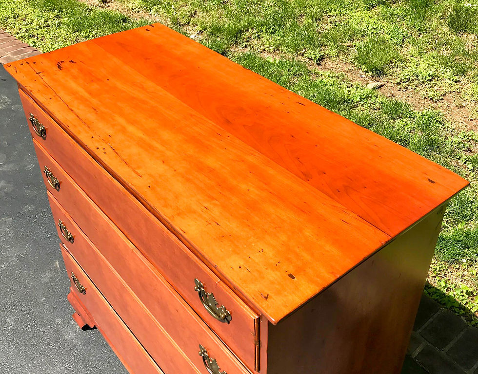 Thumbnail: 18th Century Colonial Chippendale Chest of Drawers