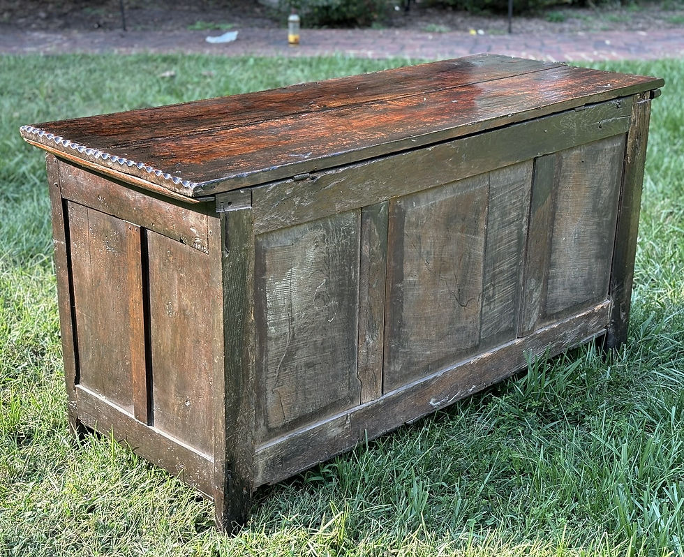 Thumbnail: 17th Century Charles II Oak Coffer